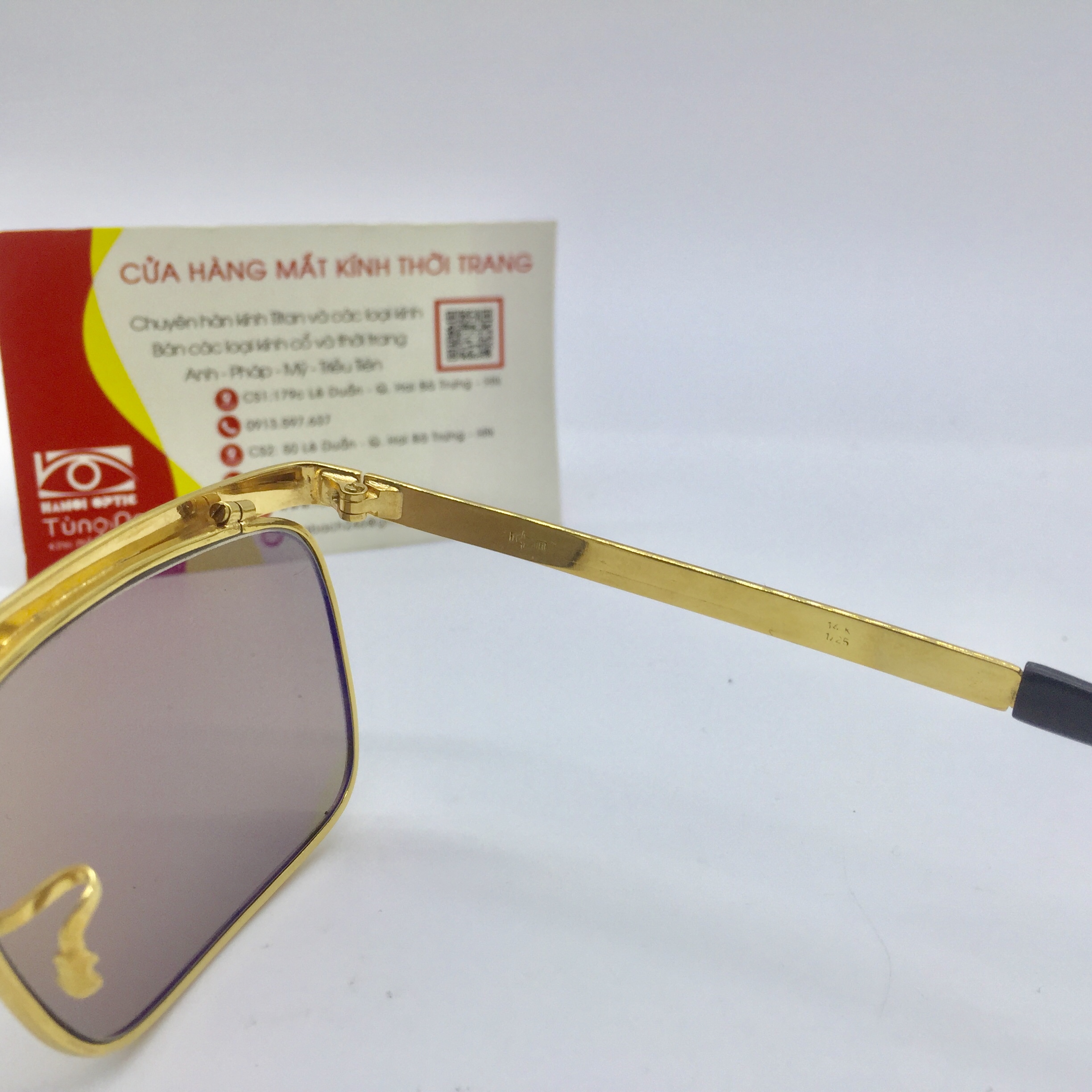 Mạ lắc kê kính Solex vàng hồng 24K bền lâu