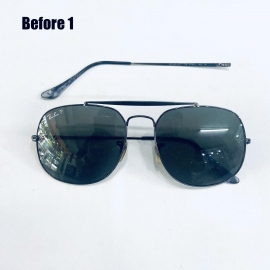 Sơn chuyển màu đen kính ray ban RB3561